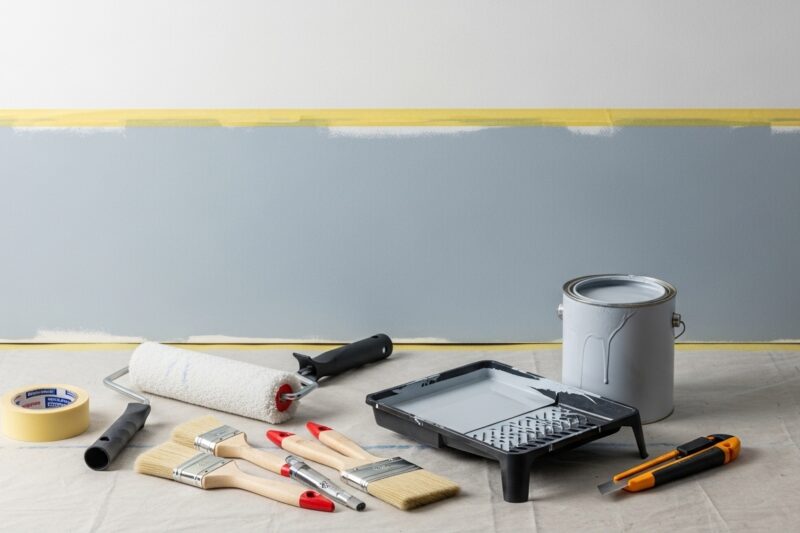 Jak malować ściany bez smug i zacieków?