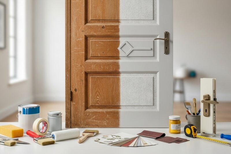 Jak odświeżyć drzwi wewnętrzne bez wymiany?