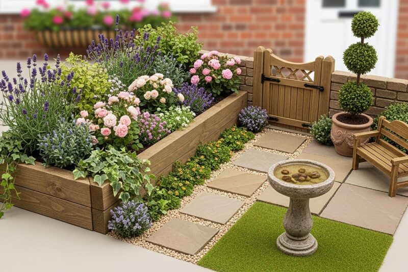 Jak zaprojektować mały ogród przed domem?