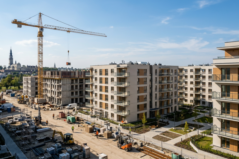 Ranking inwestycji deweloperskich Częstochowa 2026 - gdzie kupić nowe mieszkanie?