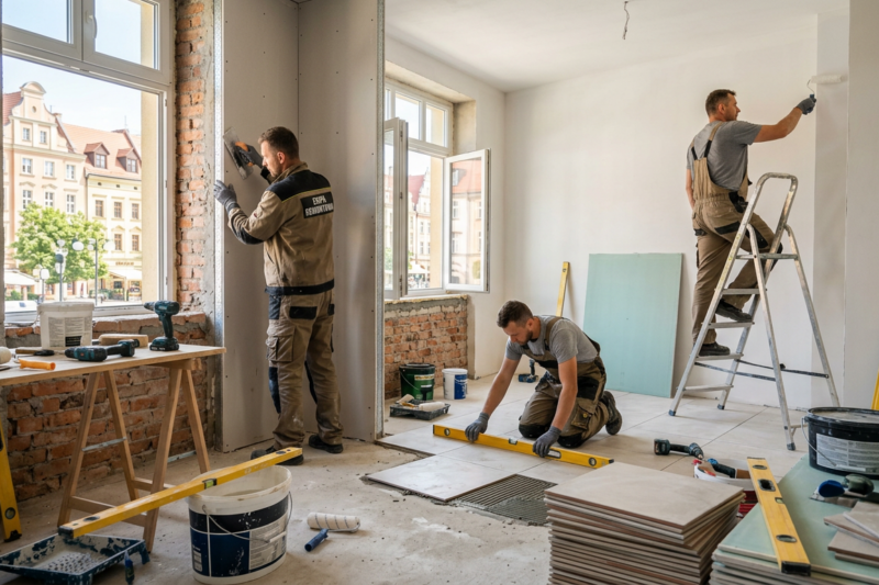 Ranking najlepszych ekip remontowych Wrocław 2026 - kogo wybrać do wykończenia wnętrz?