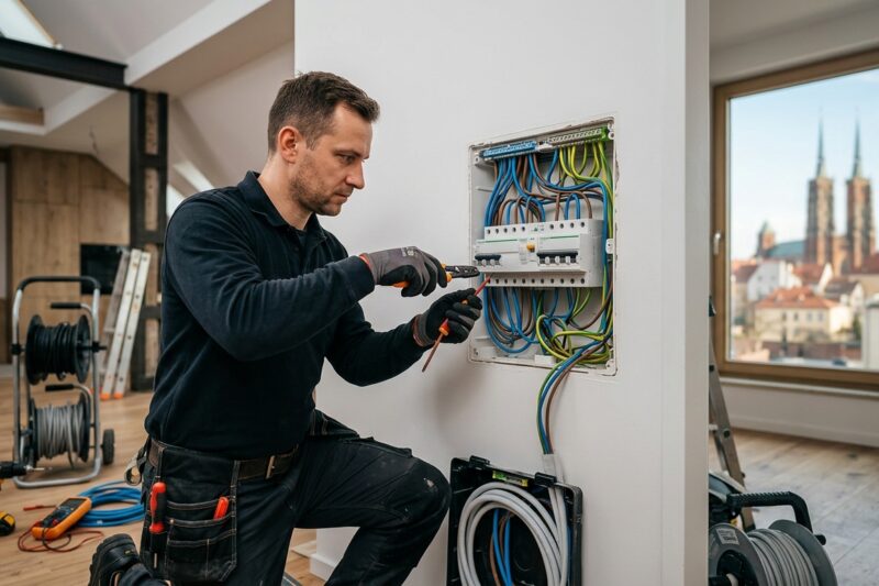 Ranking najlepszych elektryków we Wrocławiu 2026 - kogo wezwać do awarii i instalacji?