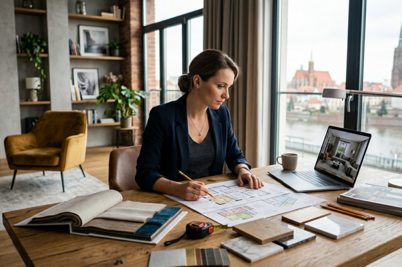 Ranking projektantów wnętrz Wrocław 2026 - kogo wybrać do aranżacji mieszkania?