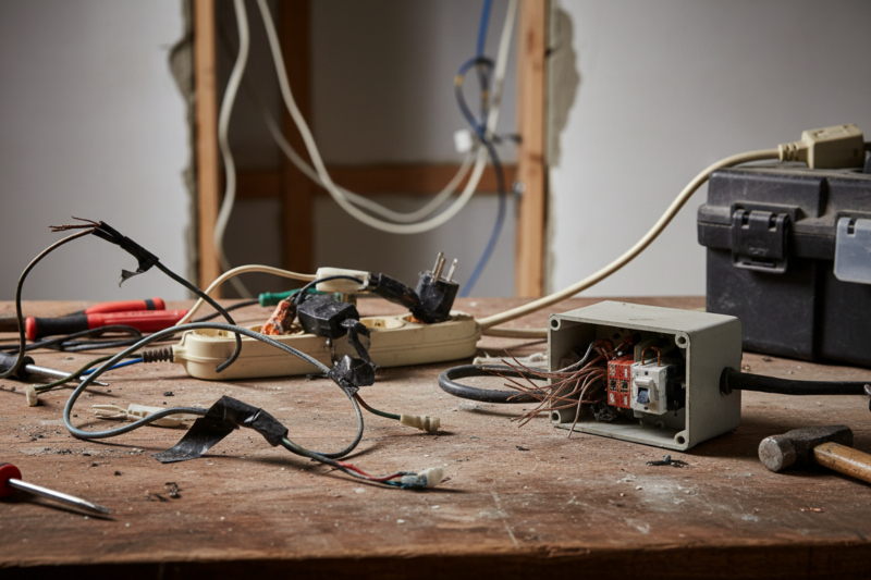 Jakie błędy najczęściej popełnia się przy instalacji elektrycznej?